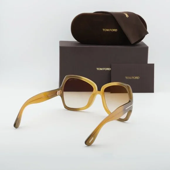 Tom Ford Jerry FT1222 41F Butterfly Sunglasses – Yellow/Brown